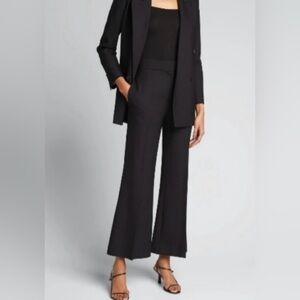 Rebecca Taylor Cavalry Twill Flare Pants Black size 16